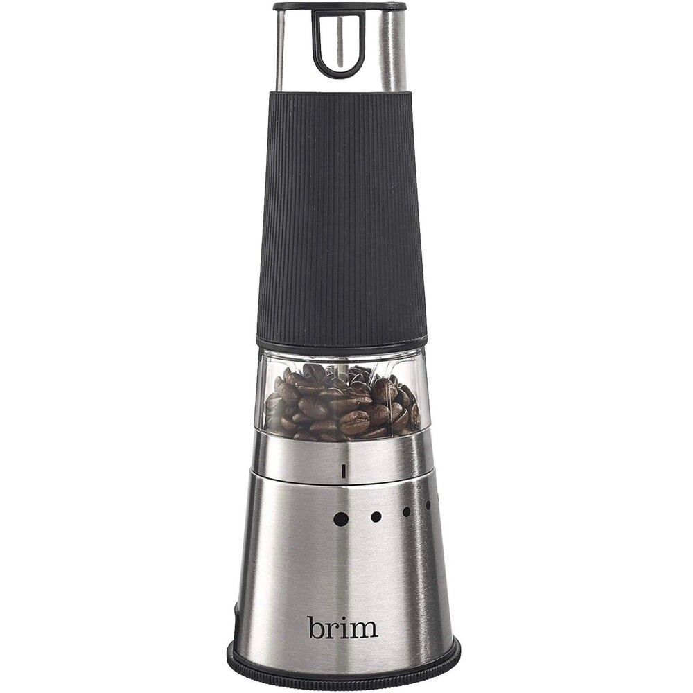 Brim Electric Handheld Burr Coffee Grinder Simple One-Touch Operation 9 Precise